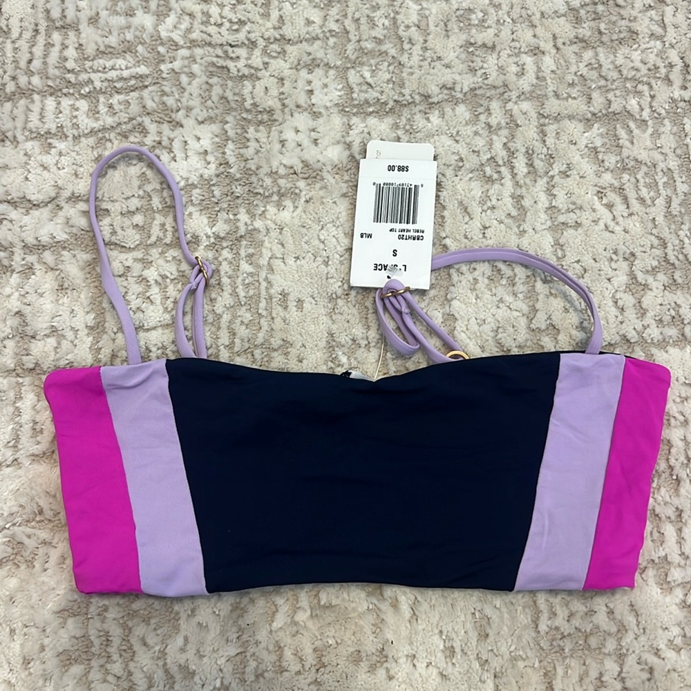 L*Space Rebel Heart Bikini Top - S